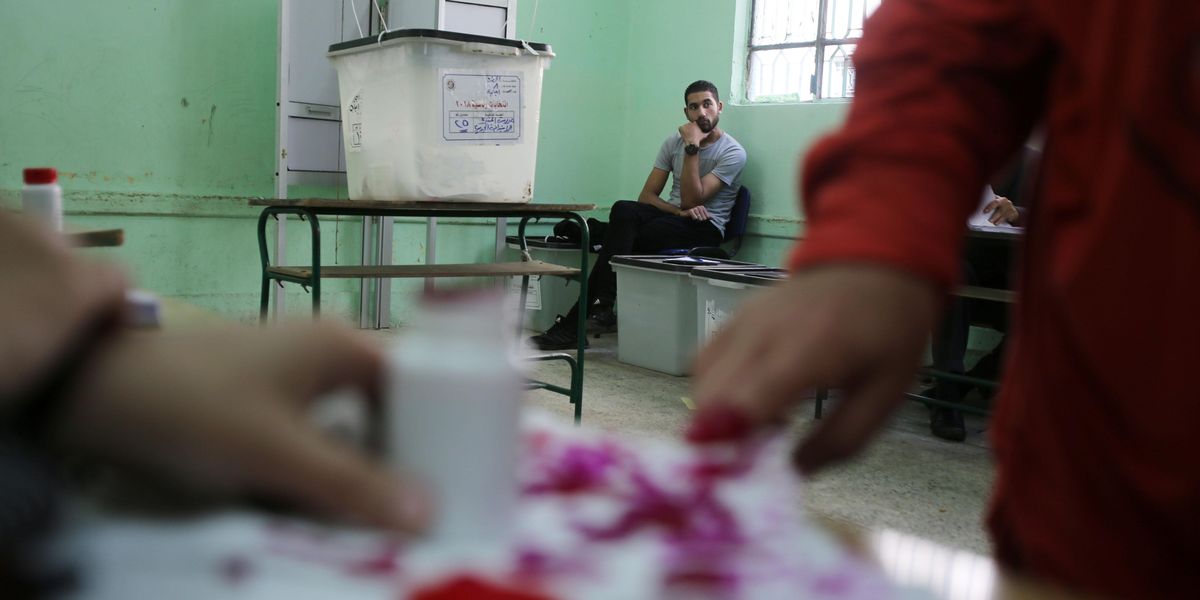 Election monitor in Cairo