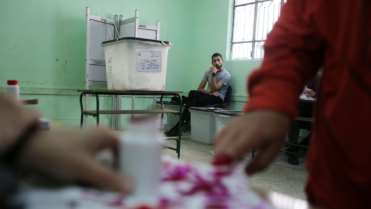 Election monitor in Cairo