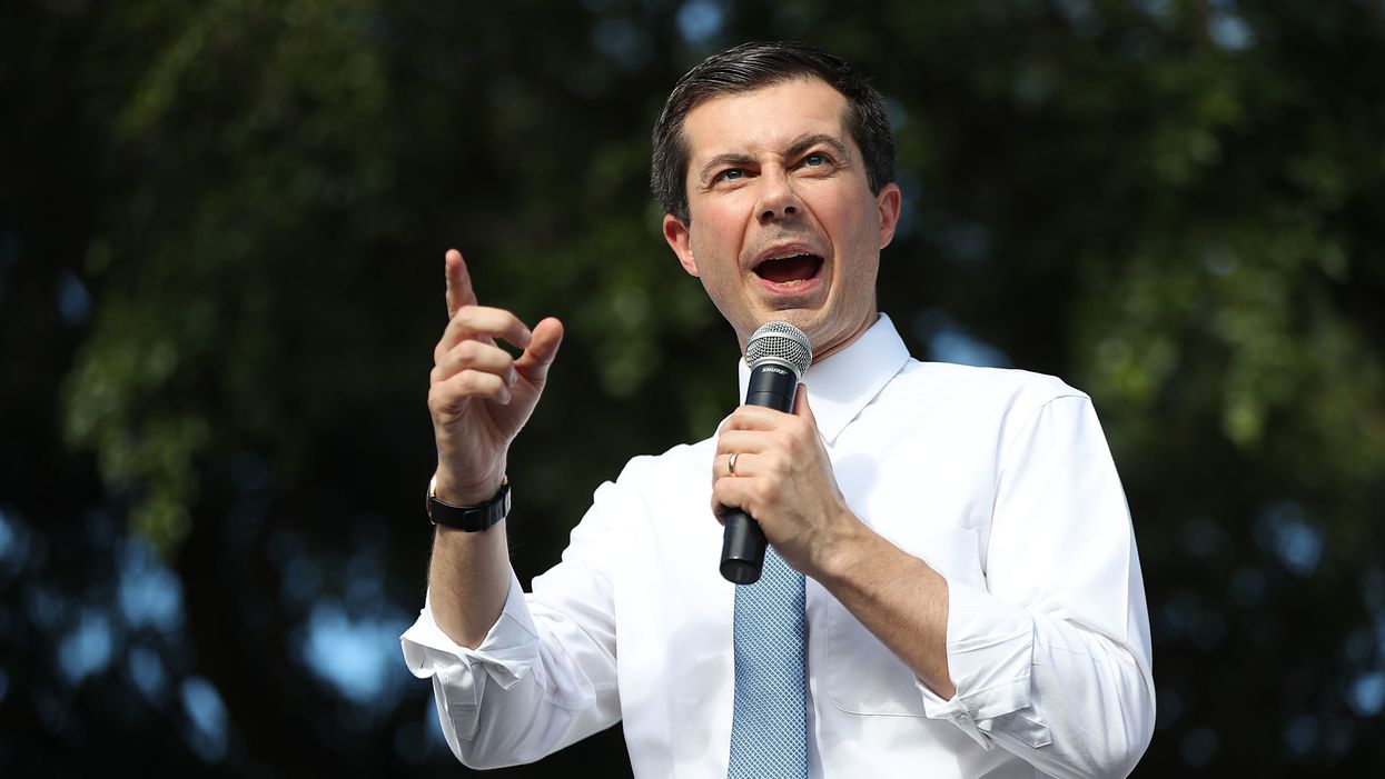 Elizabeth Warren and Pete Buttigieg