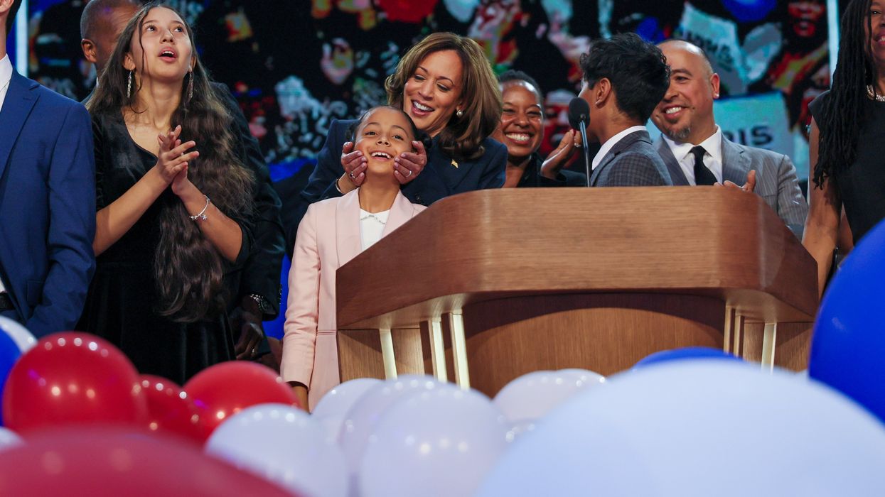 Emhoff-Harris family at the convention