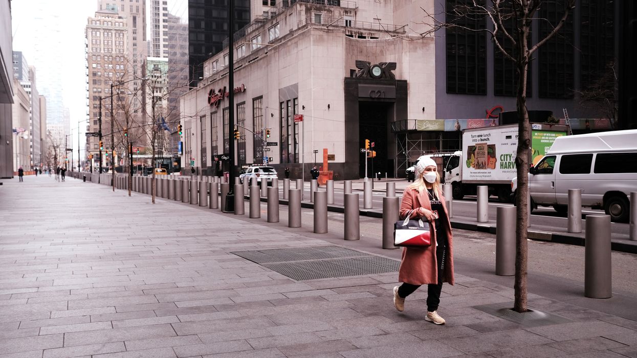 Empty street in New York City
