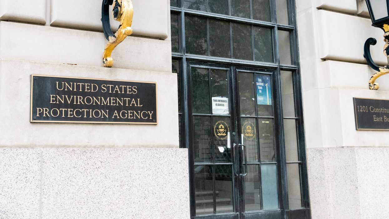 Entrance to EPA building in Washington, DC