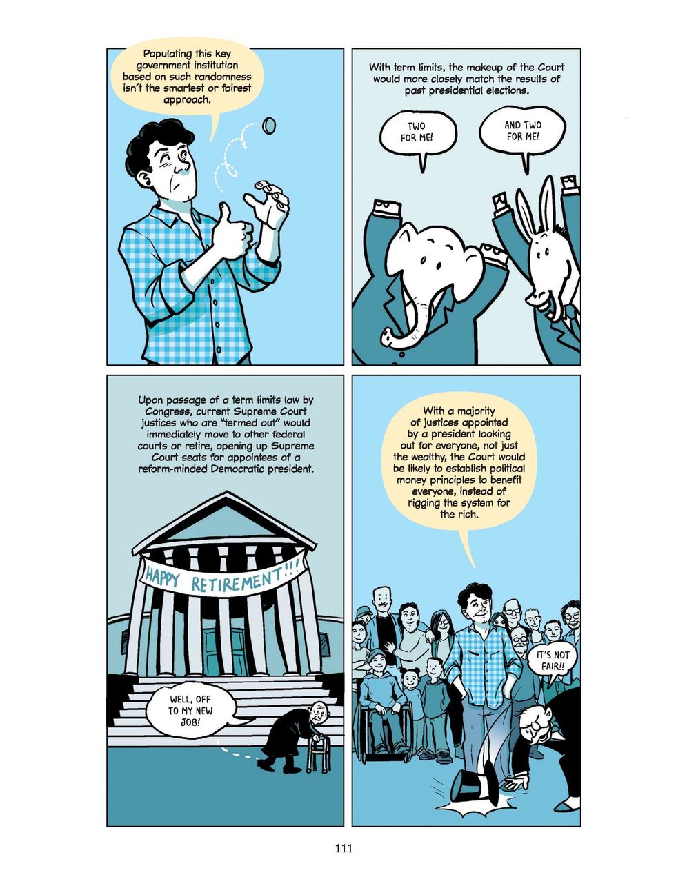 Excerpt from Political Money chapter of Unrig, a nonfiction graphic novel about democracy