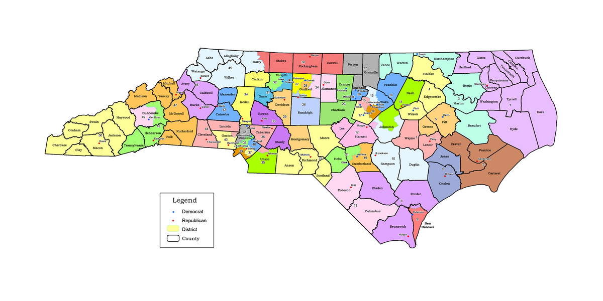 North Carolina on pace to get OK for new state district maps - The Fulcrum