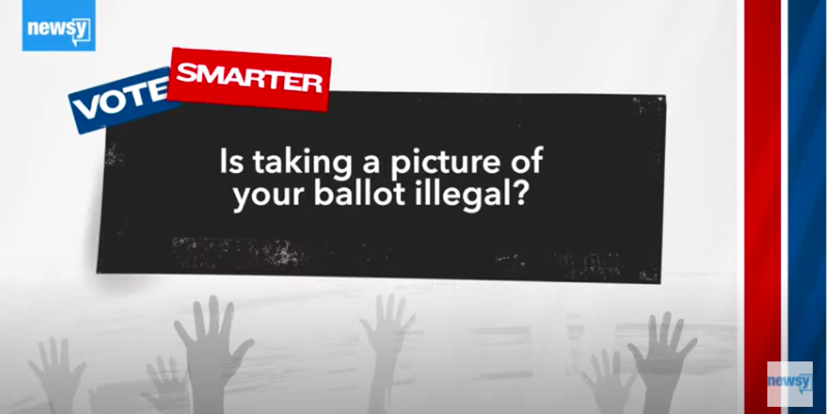 Is it illegal to take a picture of your ballot? The Fulcrum