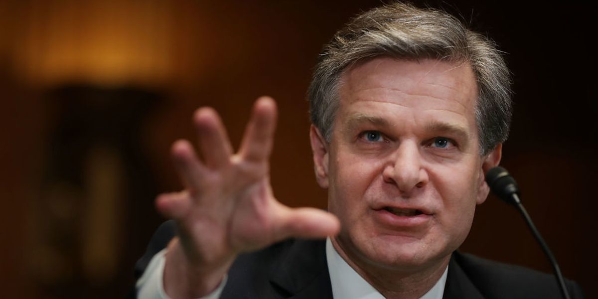 FBI Director Christopher Wray; election security