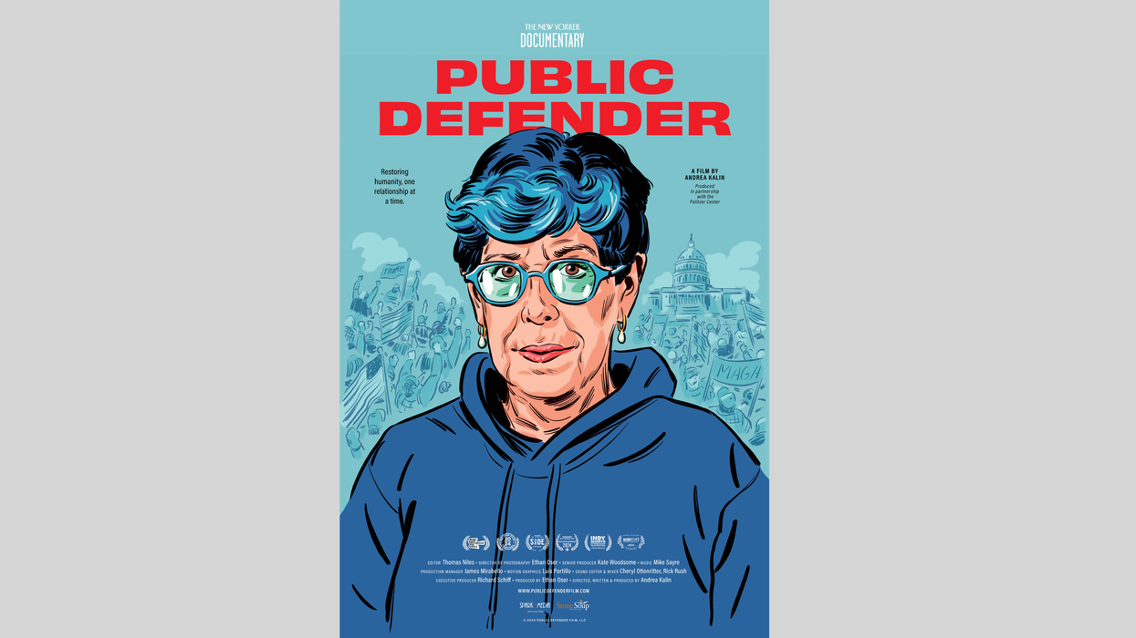 Film poster for The New Yorker documentary Public Defender