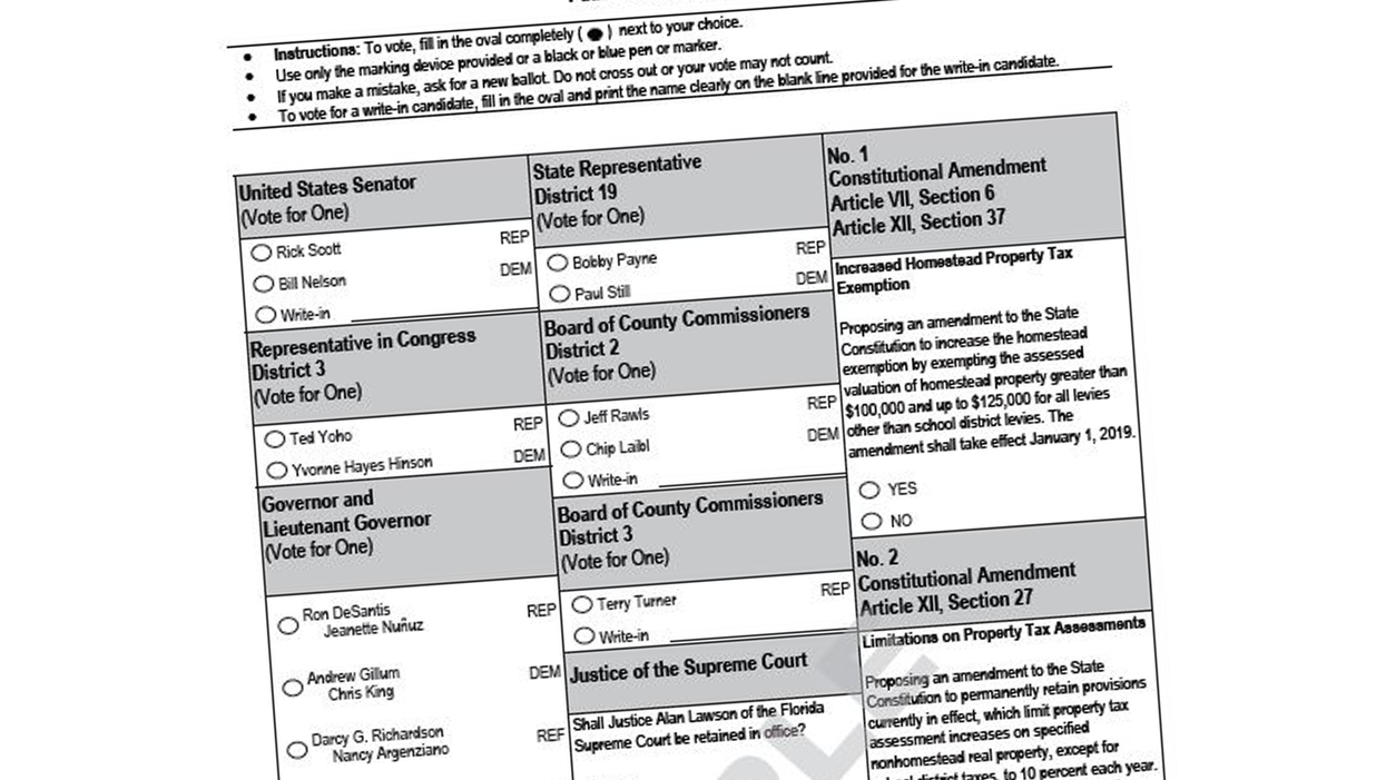 Florida ballot