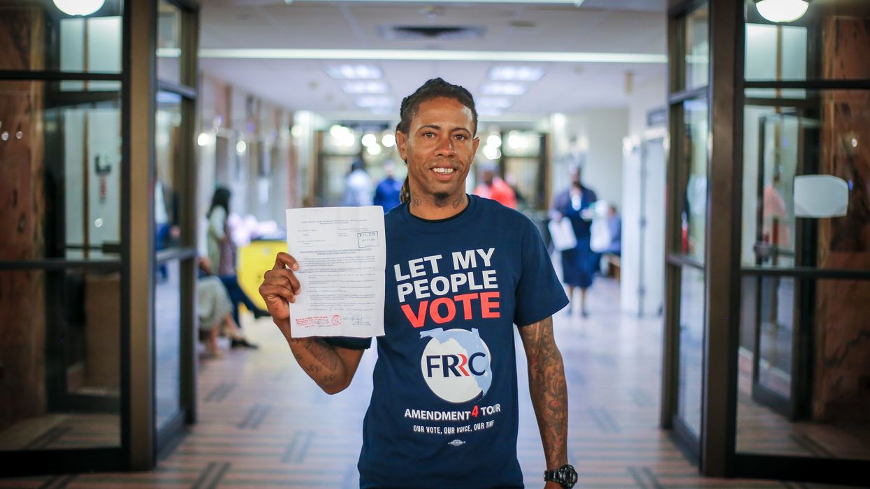 Former Florida felon Michael Monfluery