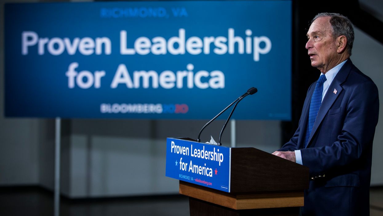 Former New York City Mayor Mike Bloomberg