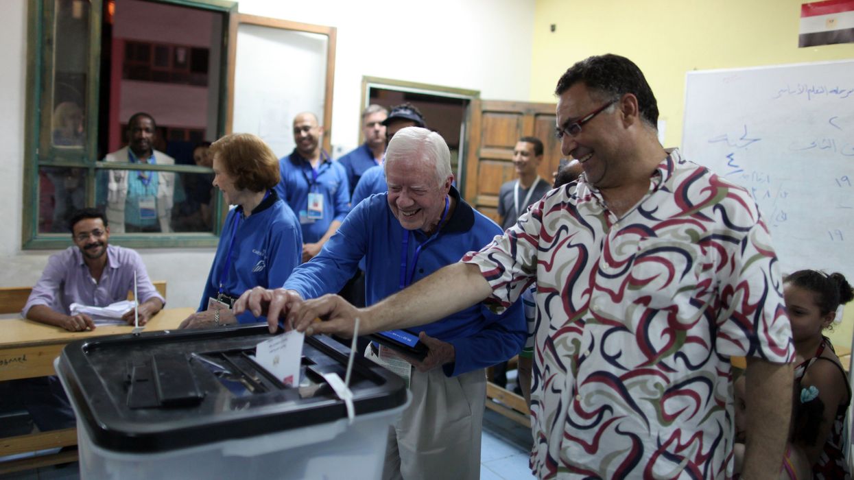 Former President Jimmy Carter in Egypt