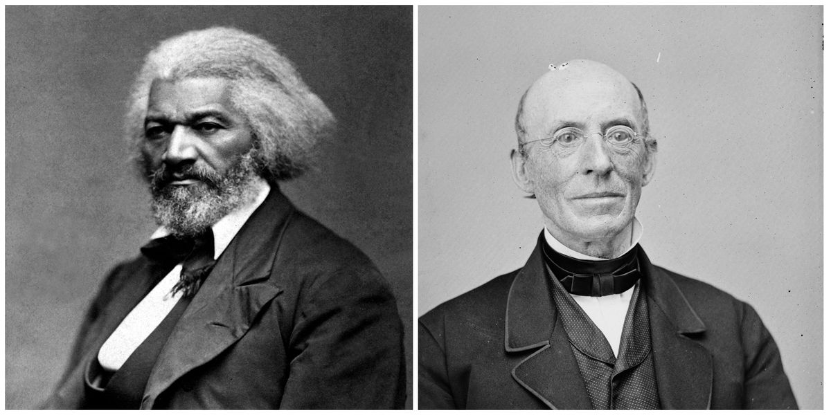 Frederick Douglass and William Lloyd Garrison