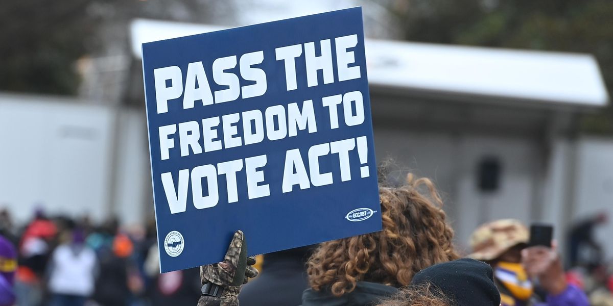 Freedom to Vote Act, voting rights, election reform