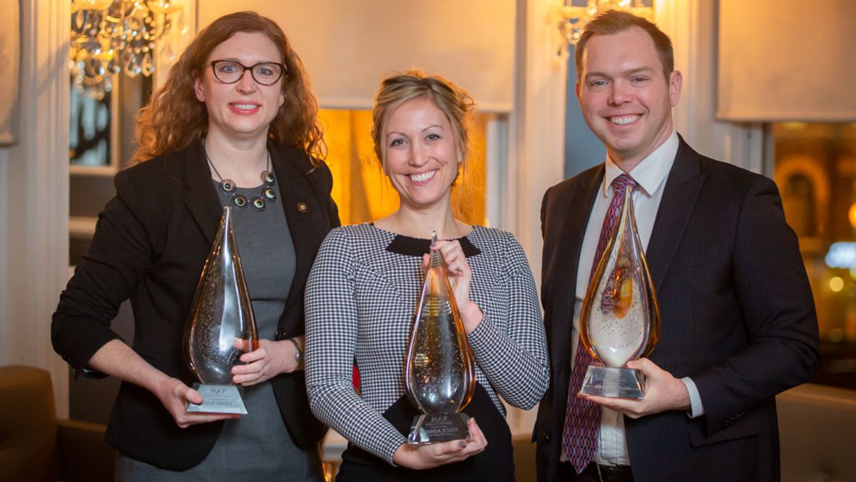 Three young legislators honored for making cross-party collaboration a cause