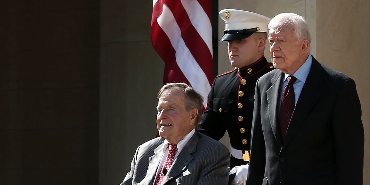 George H.W. Bush and Jimmy Carter