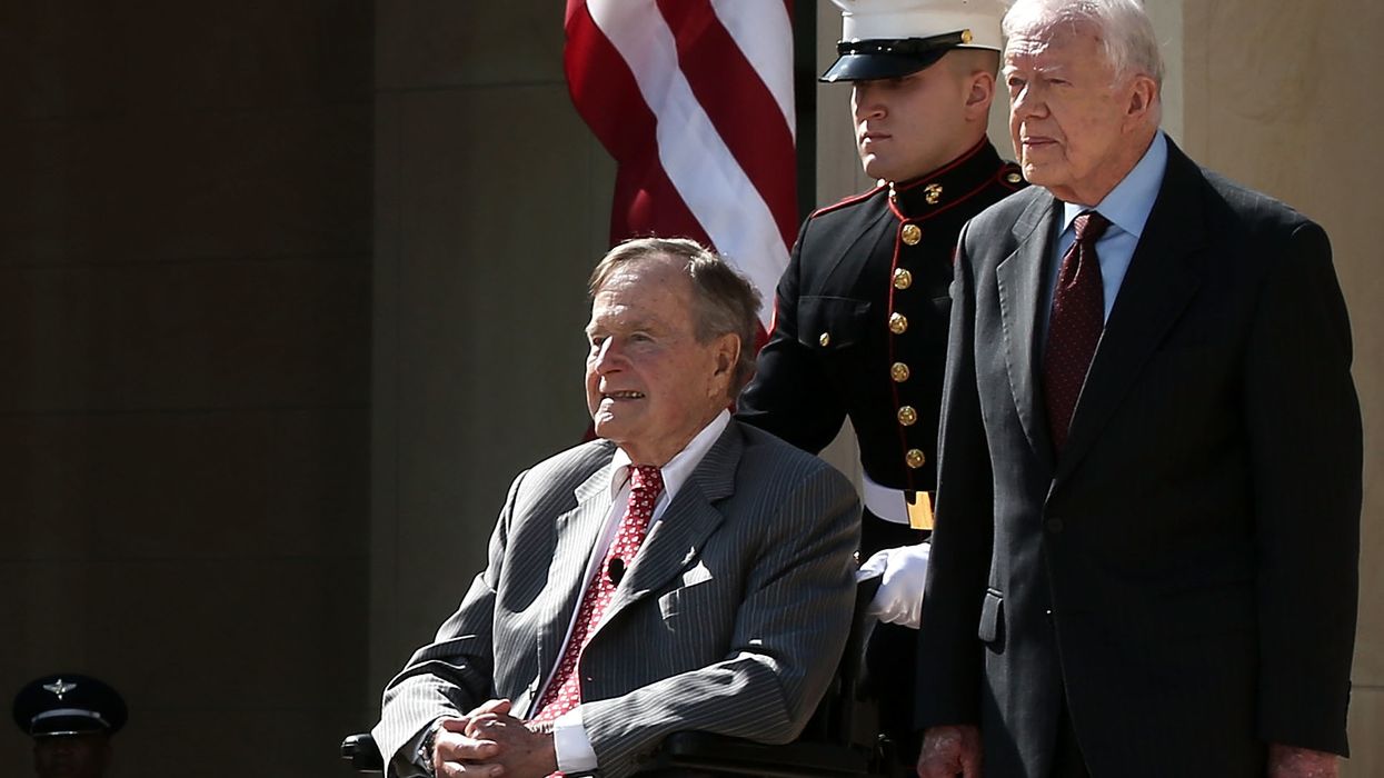 George H.W. Bush and Jimmy Carter