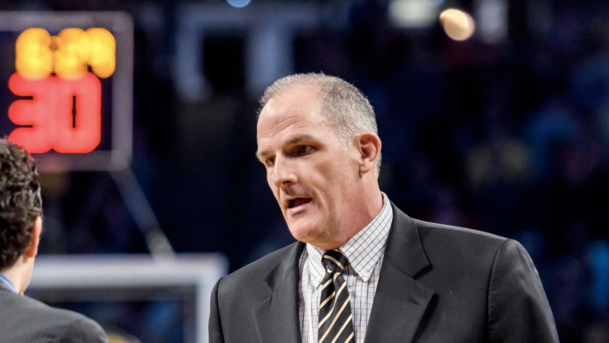 George Tech men's basketball coach Eric Reveno