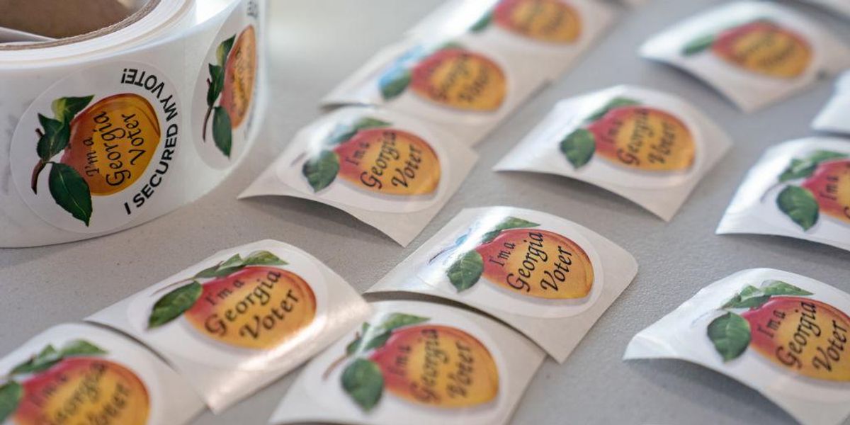 Georgia voter stickers