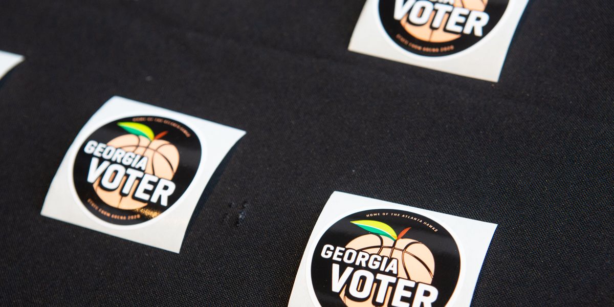 Georgia voting stickers