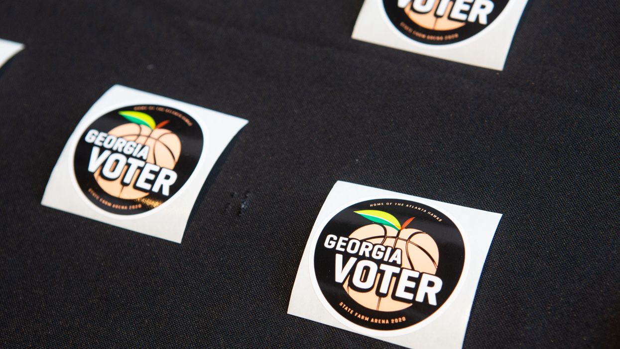 Georgia voting stickers