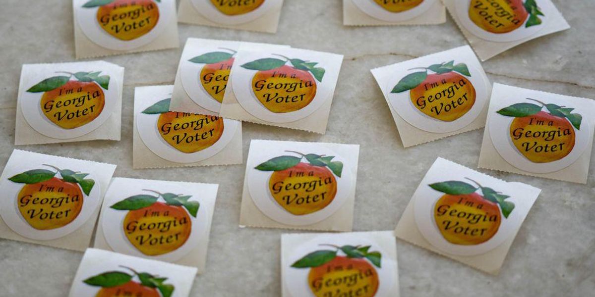 Georgia voting stickers