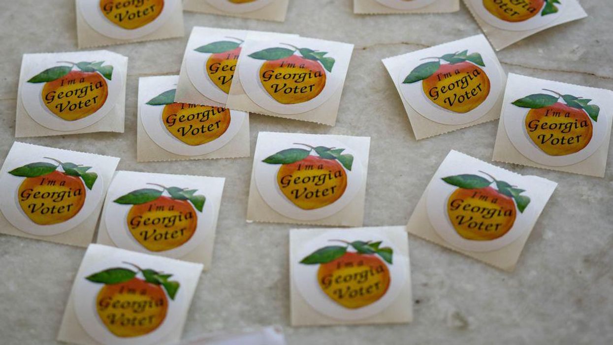 Georgia voting stickers