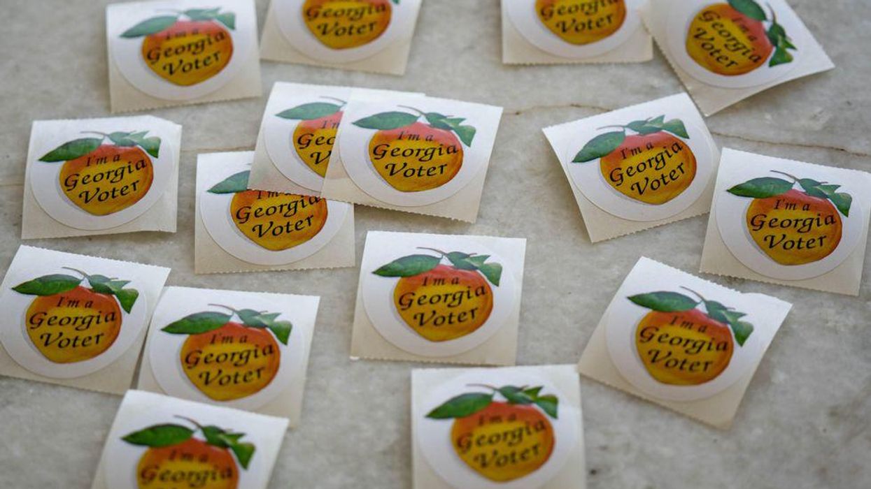 Georgia voting stickers