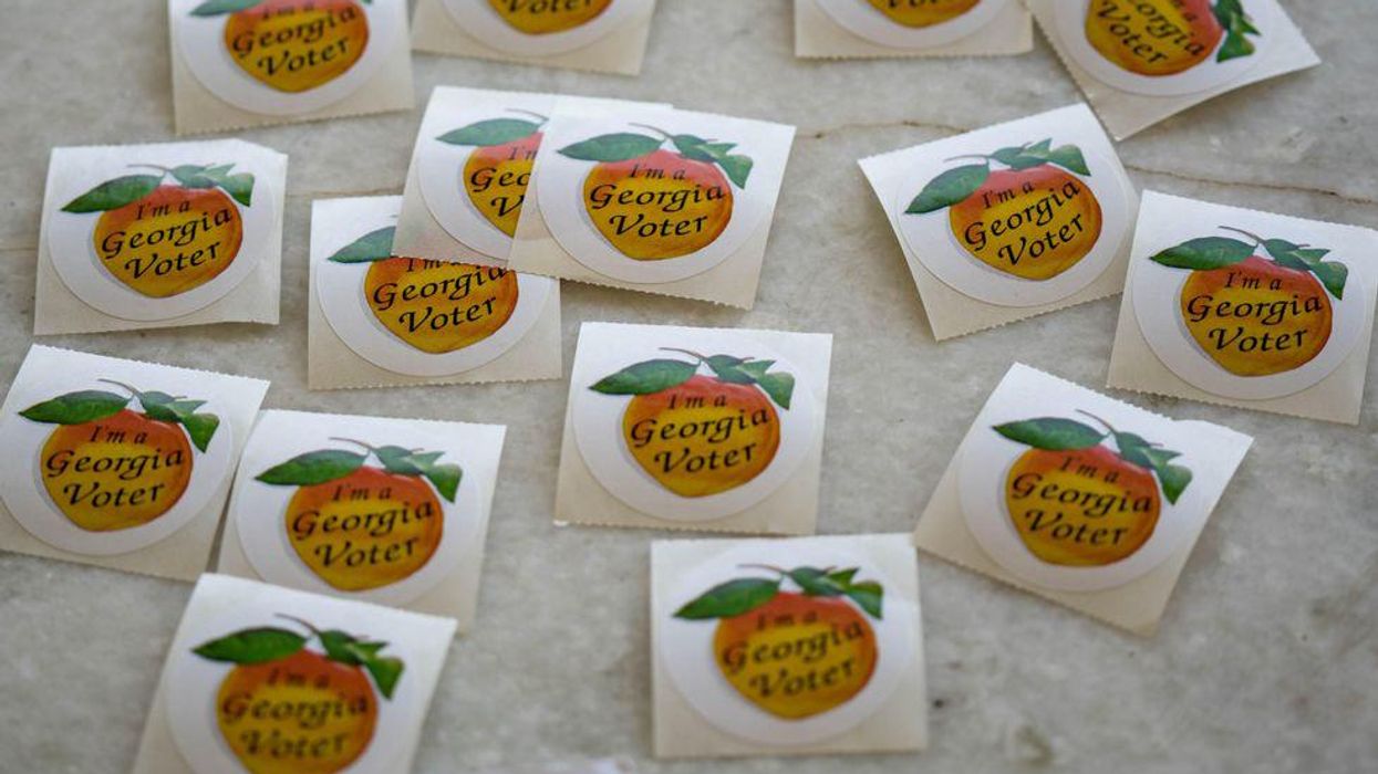 Georgia voting stickers