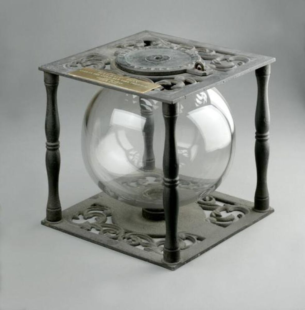 glass ballot box