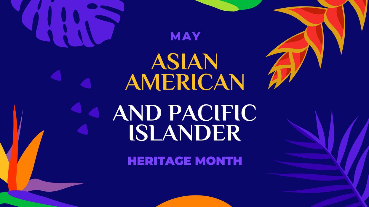 Graphic celebrating AAPI Month