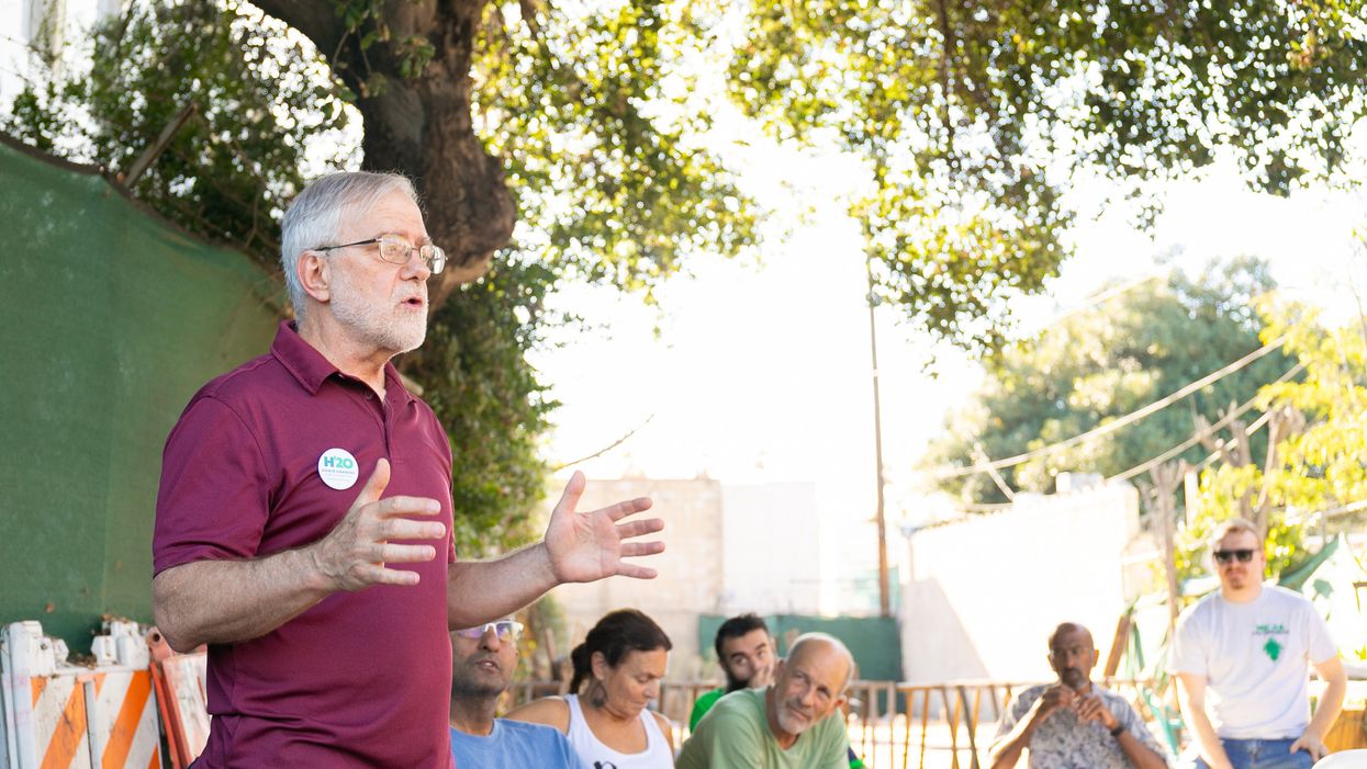 Green Party presidential candidate Howie Hawkins