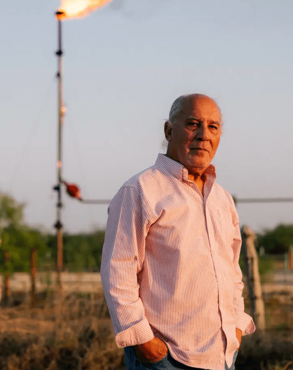 Hakim Dermish has for years urged Texas oil and gas regulatory agencies to more closely monitor the flares near Catarina.
