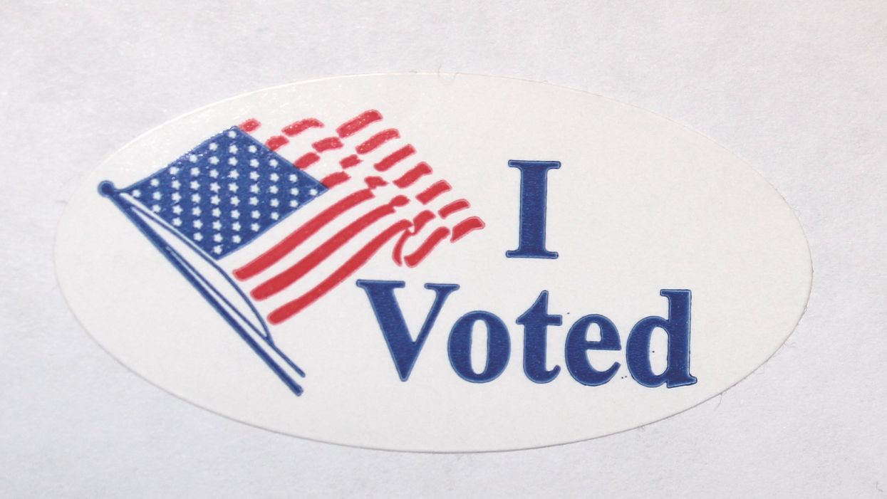 I voted sticker