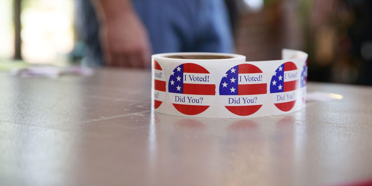 "I voted" stickers