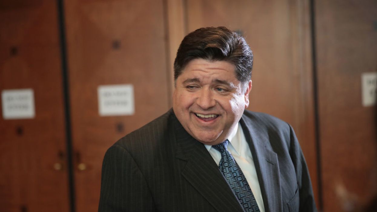 Illinois Gov. J.P Pritzker,  vote by mail