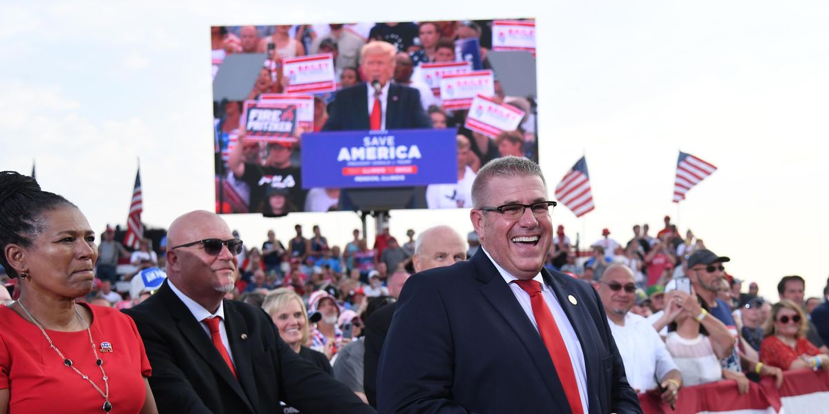 Illinois Republican gubernatorial candidate Darren Bailey