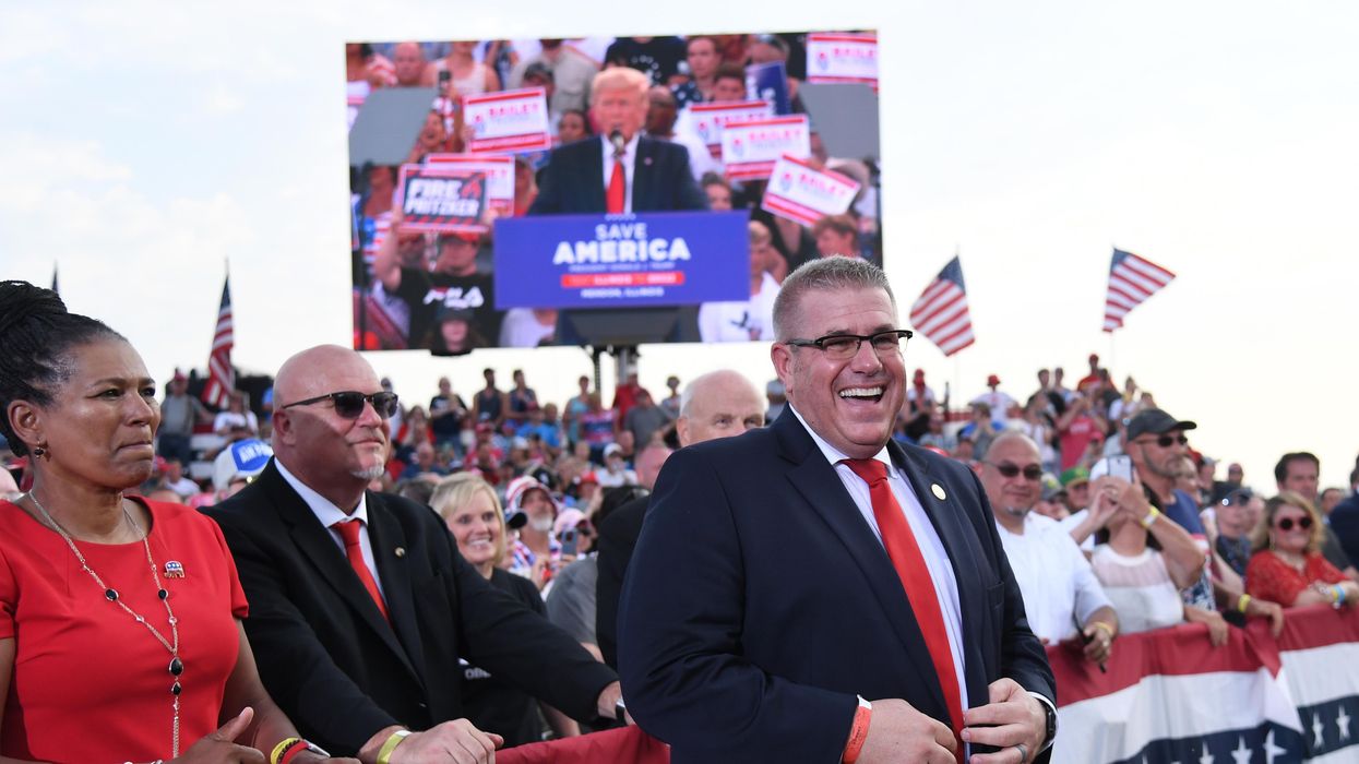 Illinois Republican gubernatorial candidate Darren Bailey