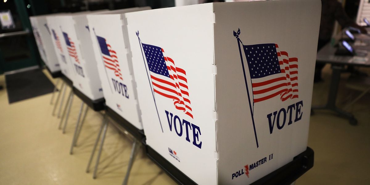 Image of voting booths