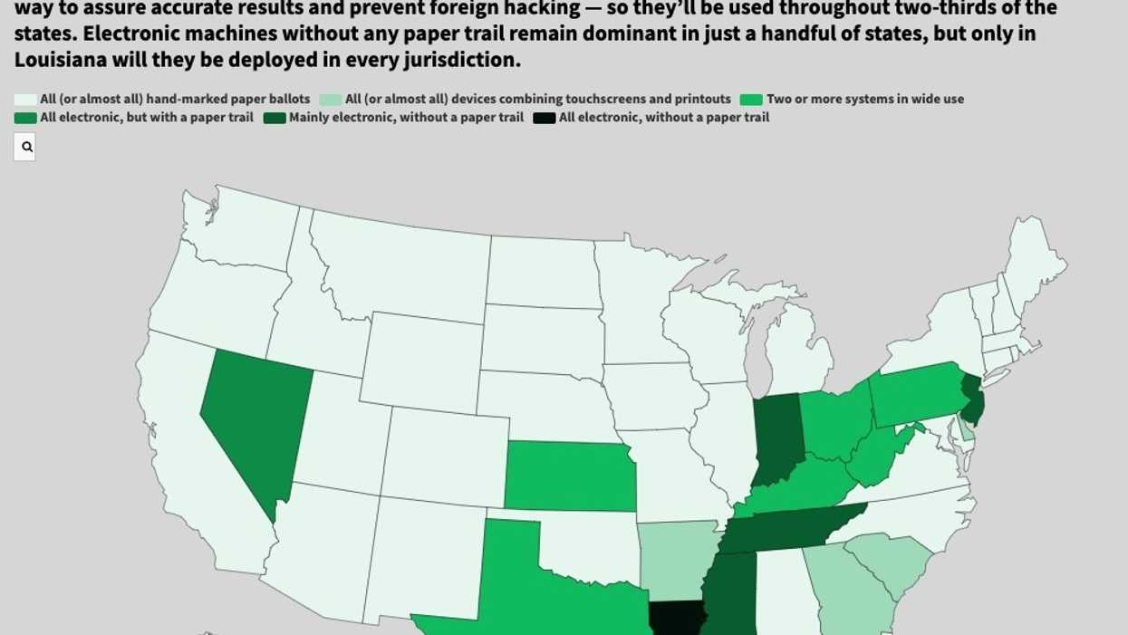 How Louisiana ended up as this year’s election security outlier