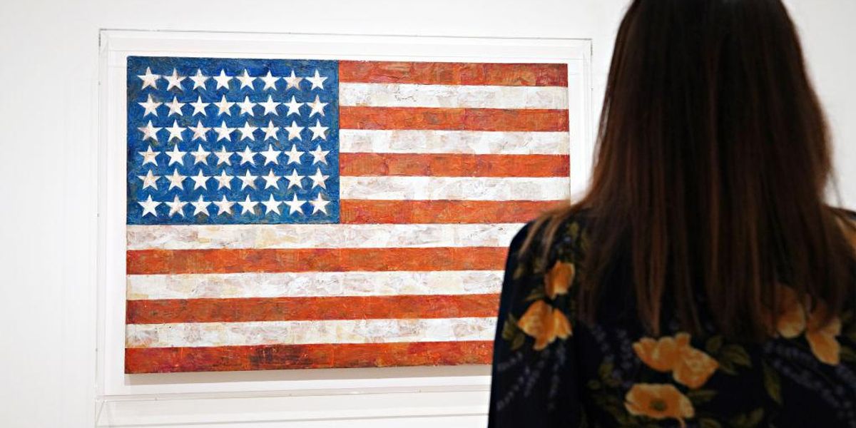 Jasper Johns' flag art: meditations on Americanness