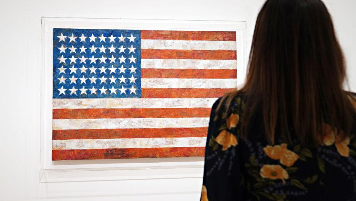 Jasper Johns' flag art: meditations on Americanness