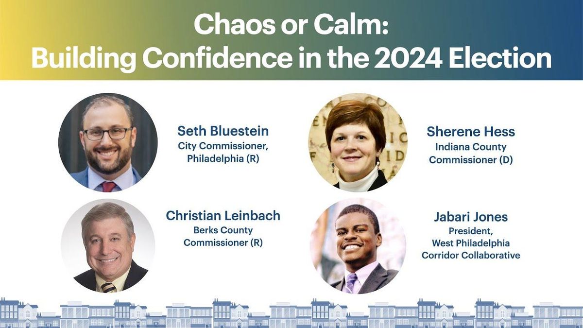Video: Chaos or calm: Building confidence in Pennsylvania elections