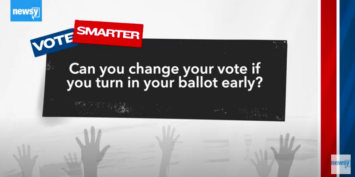 Vote Smarter 2020: Some states allow early voters to change their mind