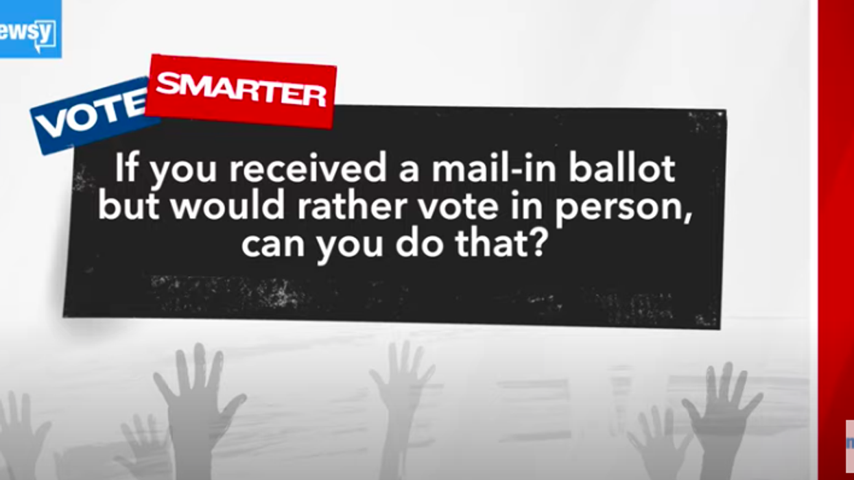 Vote Smarter 2020: Can you get a mail-in ballot but vote in person?