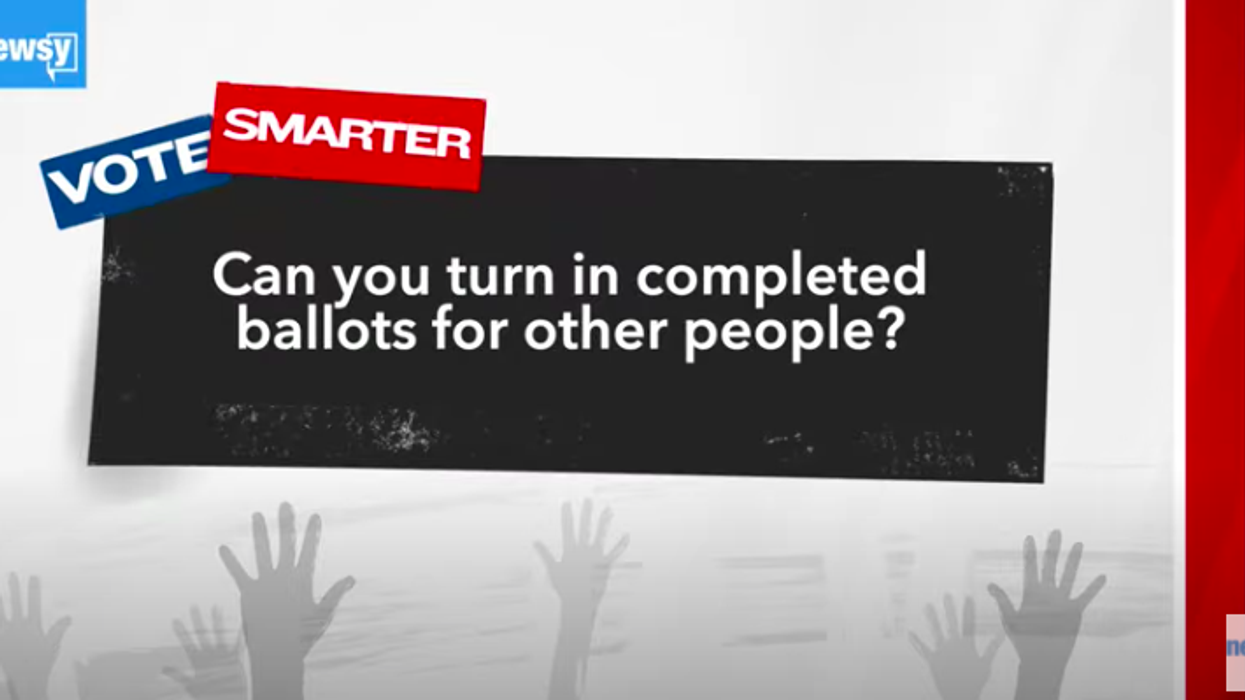 Vote Smarter 2020: Can you turn in someone else's completed ballot?