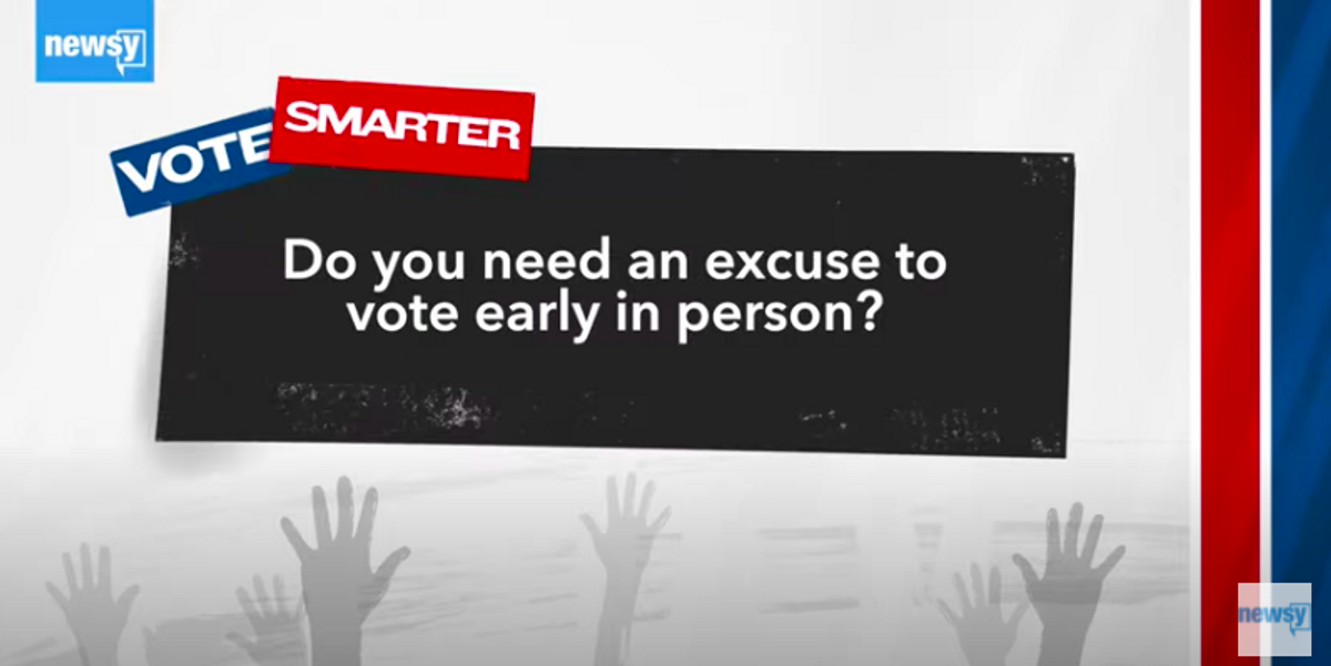 Vote Smarter 2020: Do you need an excuse to vote early in person?
