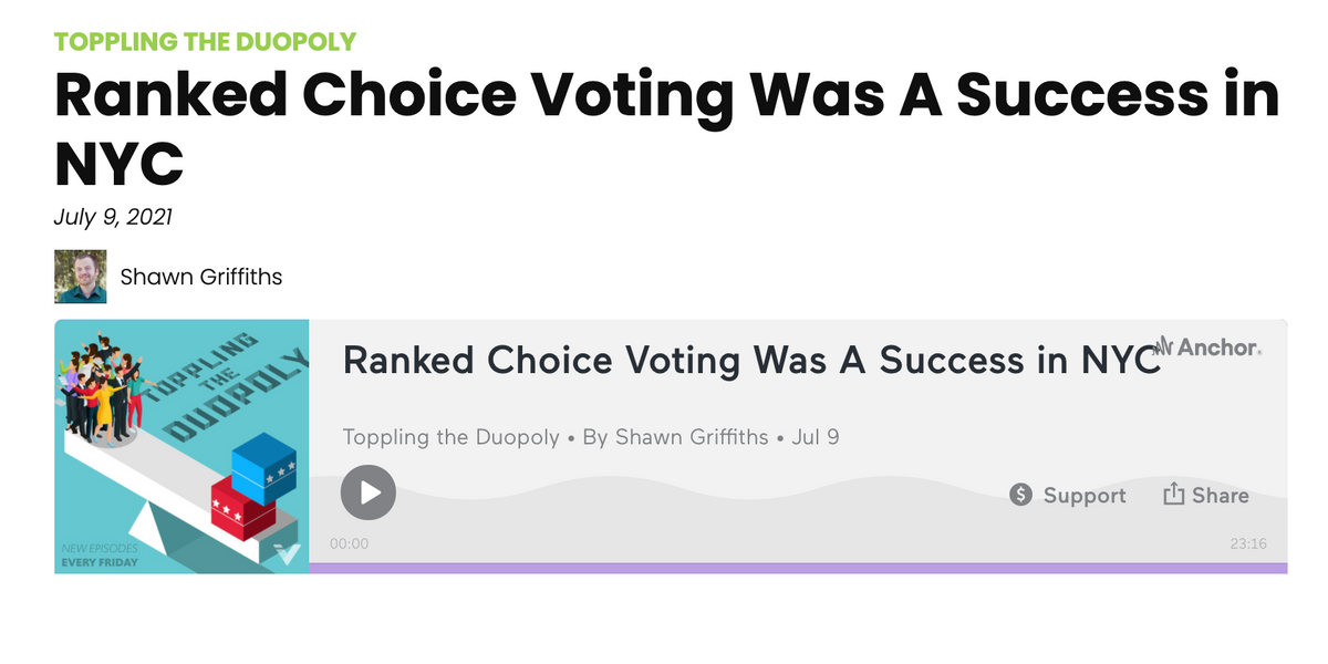 Ranked Choice Voting Was A Success in NYC