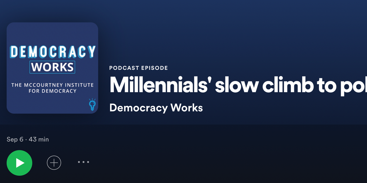 Podcast: Millennials' slow climb to political power