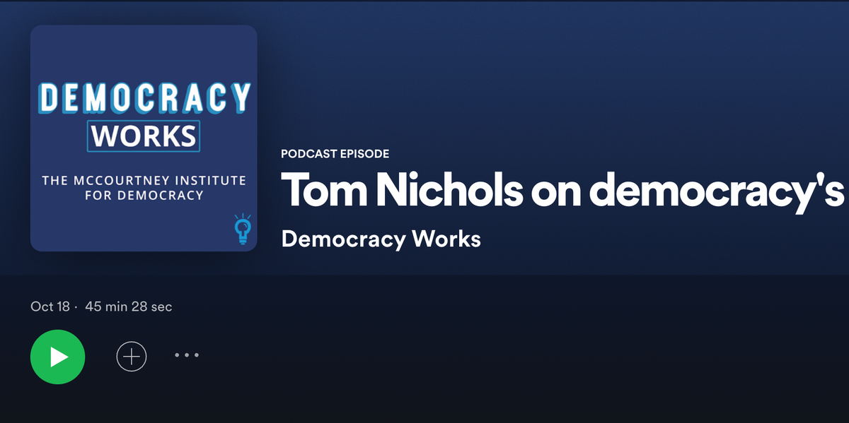 Podcast: Democracy's worst enemy