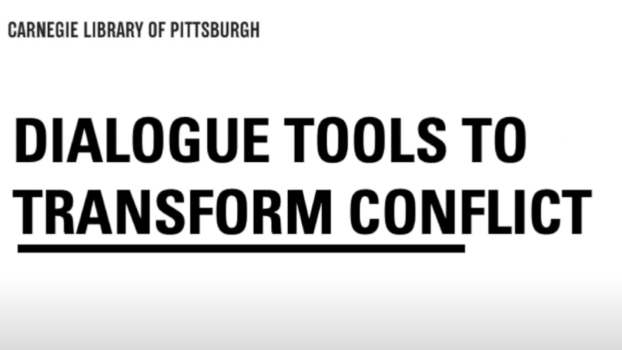 Video: Dialogue tools to transform conflict